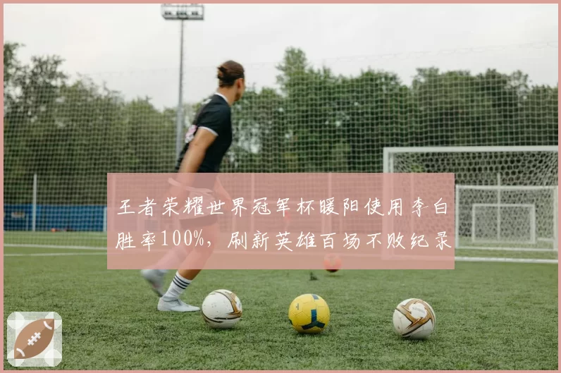 王者荣耀世界冠军杯暖阳使用李白胜率100%，刷新英雄百场不败纪录